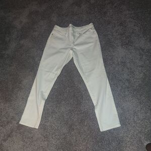 White Straight-Leg Pants. Suze 16/33**